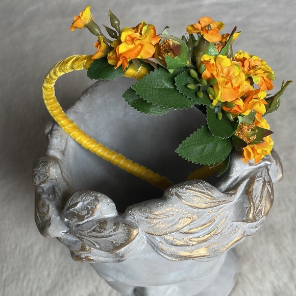 Yellow Orange Wild Rose Headband - Picture 9 of 16